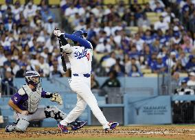 Baseball: Rockies vs. Dodgers