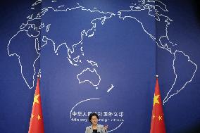 Chinese Foreign Ministry spokeswoman