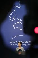 Chinese Foreign Ministry spokeswoman