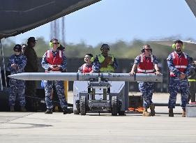 Japan-U.S.-Australia joint drill in Darwin