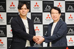 Mitsubishi Motors and Highlanders Joint Press Conference