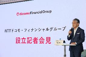 Press Conference on the Establishment of NTT Docomo Financial Group
