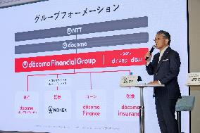 Press Conference on the Establishment of NTT Docomo Financial Group