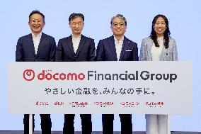 Press Conference on the Establishment of NTT Docomo Financial Group