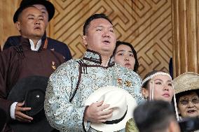 Naadam sport festival in Mongolia