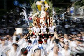 Hakata Gion festival in Fukuoka