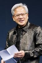 Nvidia CEO Huang in Tokyo