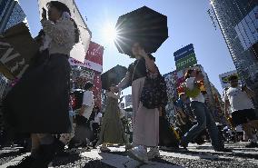 Rainy season ends in eastern, central Japan