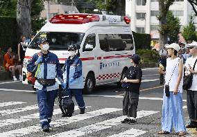Heatstroke alert in eastern Japan