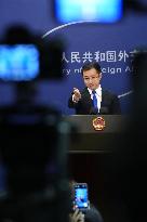 Chinese Foreign Ministry spokesman