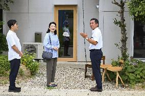 Crown princess Kiko visits quake-hit Wajima