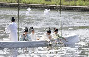 Tenjin festival in Osaka
