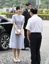 Princess Kako at high school equestrian competition