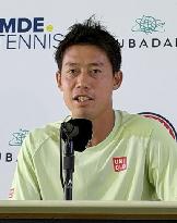 Tennis: Nishikori
