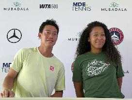 Tennis: Nishikori and Osaka