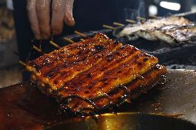 Eel-eating day in Japan