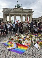 Day after car crash into LGBT parade in Berlin