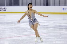 Retired figure skater Sakamoto in ice show in Kobe