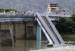 Aftermath of strong earthquake in Kumamoto