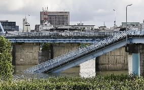 Aftermath of strong earthquake in Kumamoto