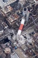 Aftermath of strong earthquake in Kumamoto
