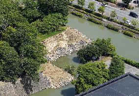 Aftermath of strong earthquake in Kumamoto