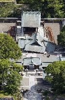 Aftermath of strong earthquake in Kumamoto