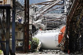 CORRECTED: Aftermath of strong earthquake in Kumamoto