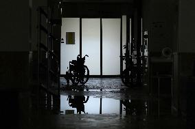 Aftermath of strong earthquake in Kumamoto