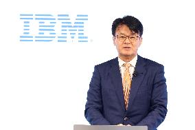 Press Conference on the Change in Leadership at IBM Japan