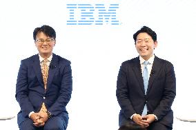 Press Conference on the Change in Leadership at IBM Japan