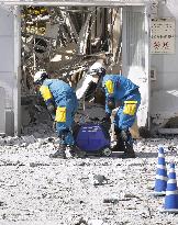 Aftermath of Aeon mall explosion following Kumamoto quake