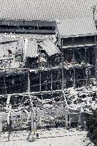 Aftermath of Aeon mall explosion following Kumamoto quake