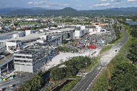 Aftermath of Aeon mall explosion following Kumamoto quake
