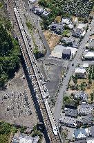 Aftermath of strong earthquake in Kumamoto