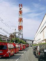 Aftermath of strong earthquake in Kumamoto