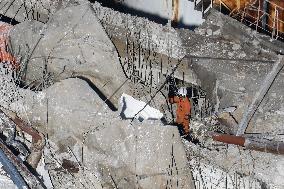 Aftermath of strong earthquake in Kumamoto