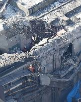 Aftermath of strong earthquake in Kumamoto