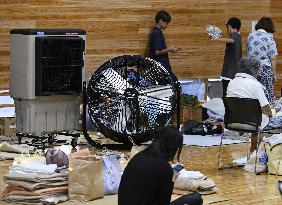 Aftermath of strong earthquake in Kumamoto