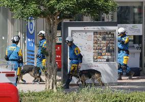 Aftermath of strong earthquake in Kumamoto