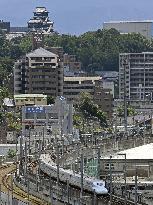 Aftermath of strong earthquake in Kumamoto