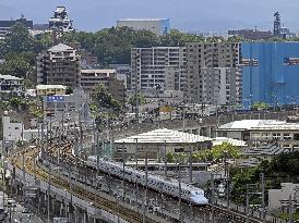 Aftermath of strong earthquake in Kumamoto