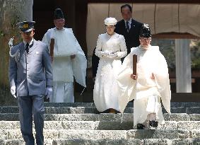 Princess Aiko visits Ise Jingu shrine