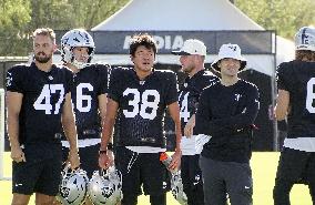 American Football: Raiders' Matsuzawa