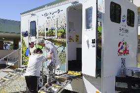 Aftermath of strong earthquake in Kumamoto