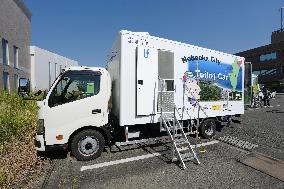 Aftermath of strong earthquake in Kumamoto