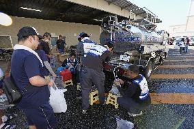 Aftermath of strong earthquake in Kumamoto