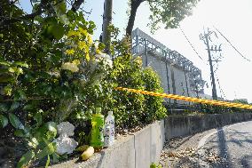 Aftermath of strong earthquake in Kumamoto