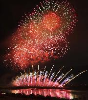 Fireworks festival in Niigata
