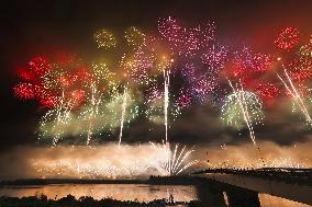 Fireworks festival in Niigata
